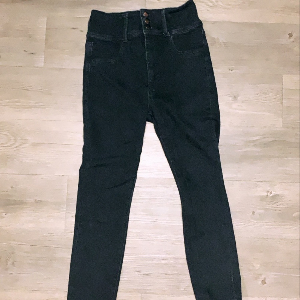 American Eagle Super Hi-Rise Dark Wash Jeggings